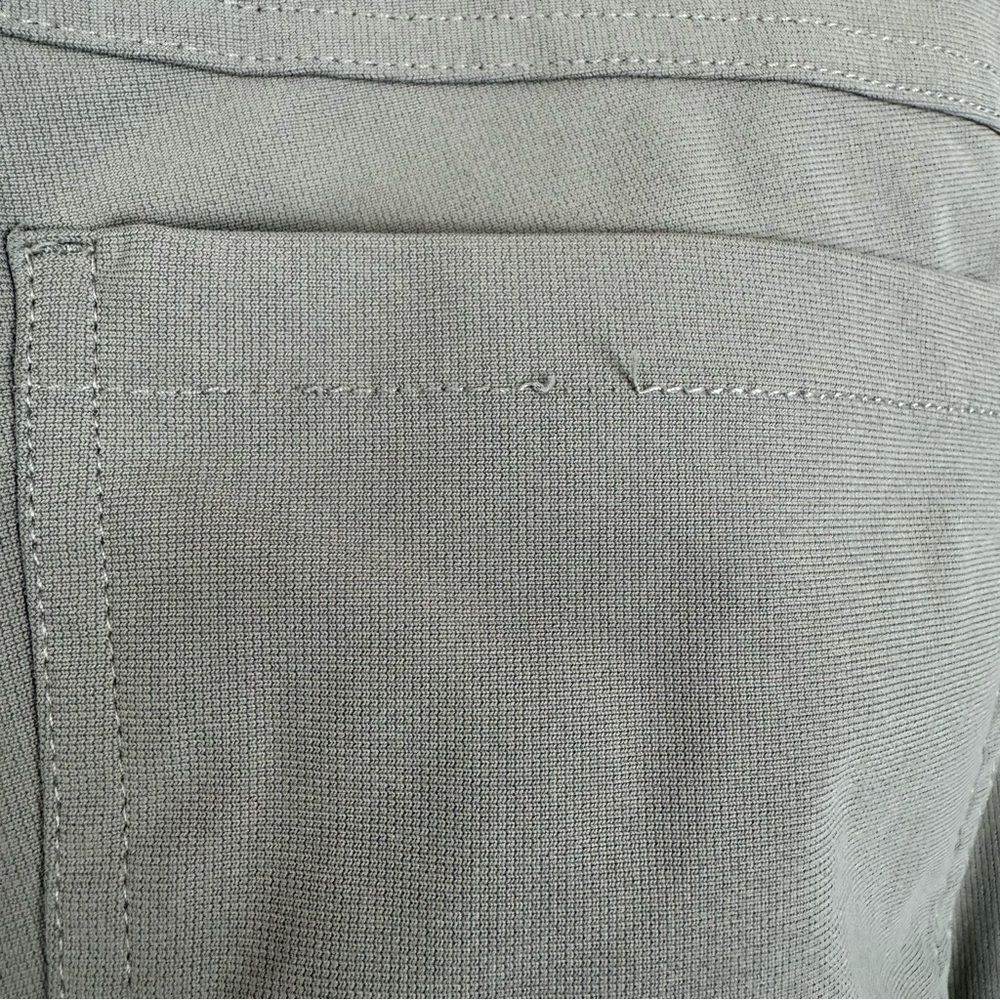 VRST Pants Mens 35x30 Beige Commuter 5 Pocket Flat Front Chino Trousers - Picture 4 of 6